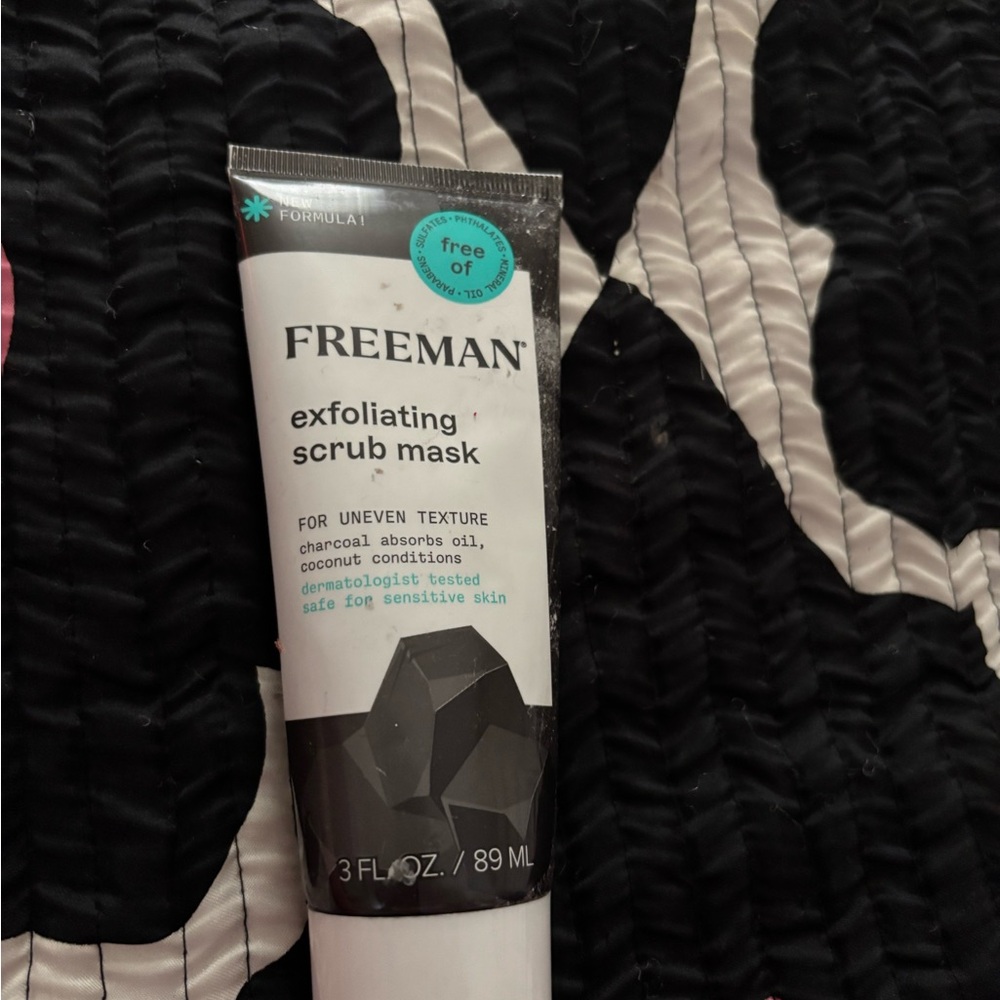 Black and White Skincare Mask